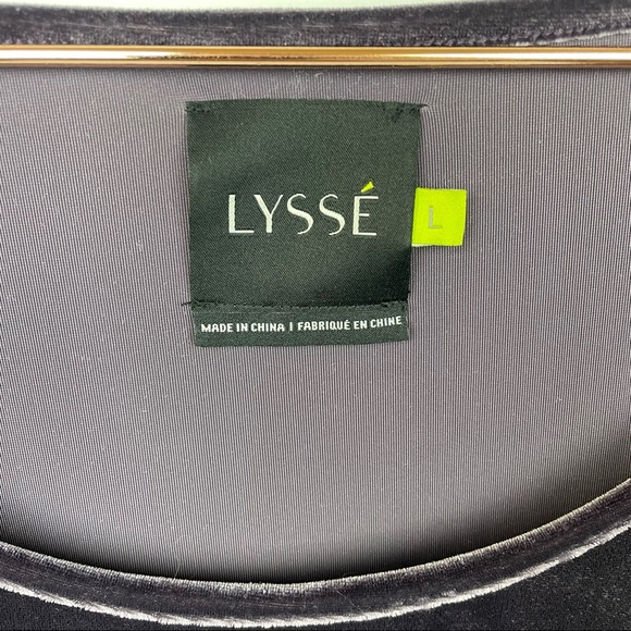 Lyssé Remy Velvet Bell Sleeve Top Amethyst - Picture 4 of 8